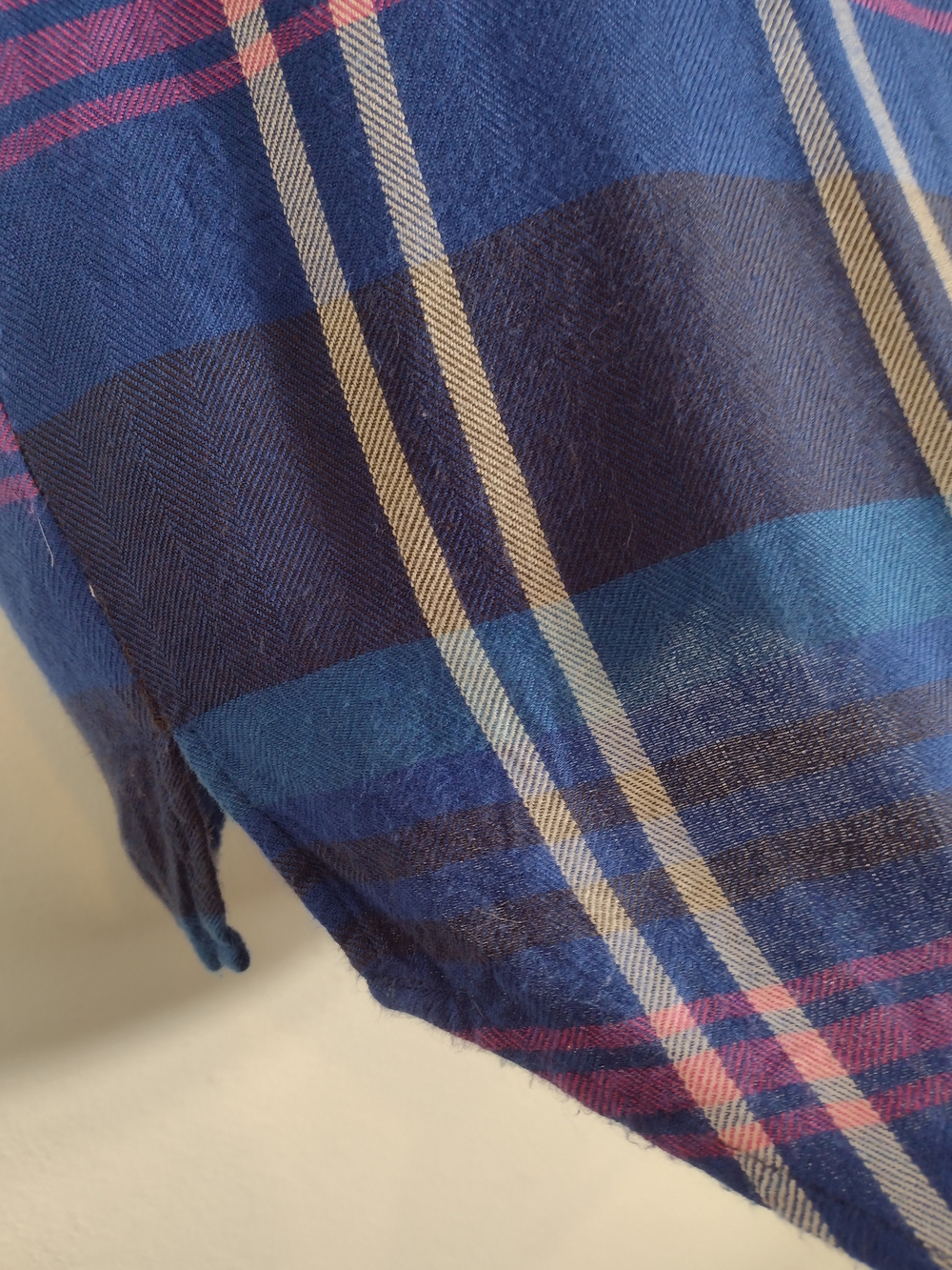 Rails x Free People Plaid Flannel Sleeveless Button Down Britt Top Blue Purple - Picture 11 of 16